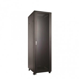RACK09 KΑΜΠΙΝΑ ΜΕ ΓΥΑΛΙΝΗ ΠΟΡΤΑ 19'' 32U (600X800X1620) 